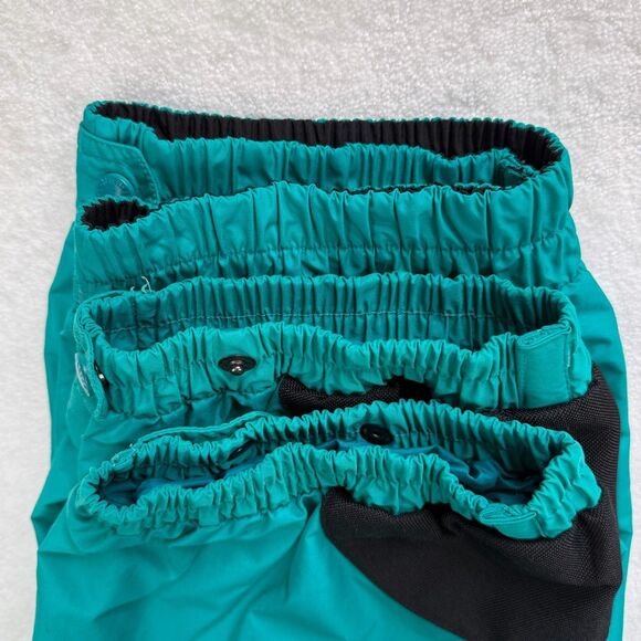 Vintage Y2K Columbia Snow Pants Men’s M Teal Nylon Elastic Waist SM 8320 F4 - Picture 10 of 15